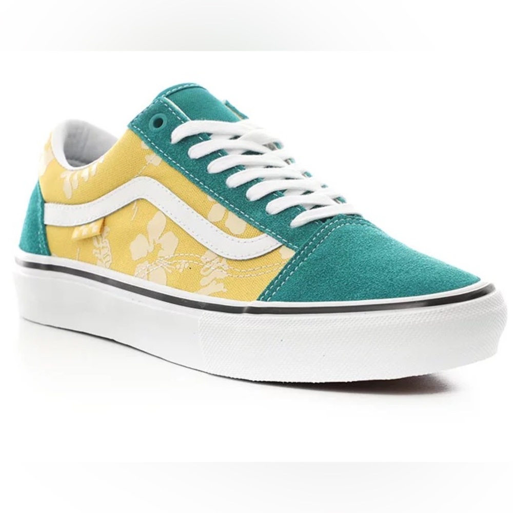 Vans old skool skate aloha marine/gold